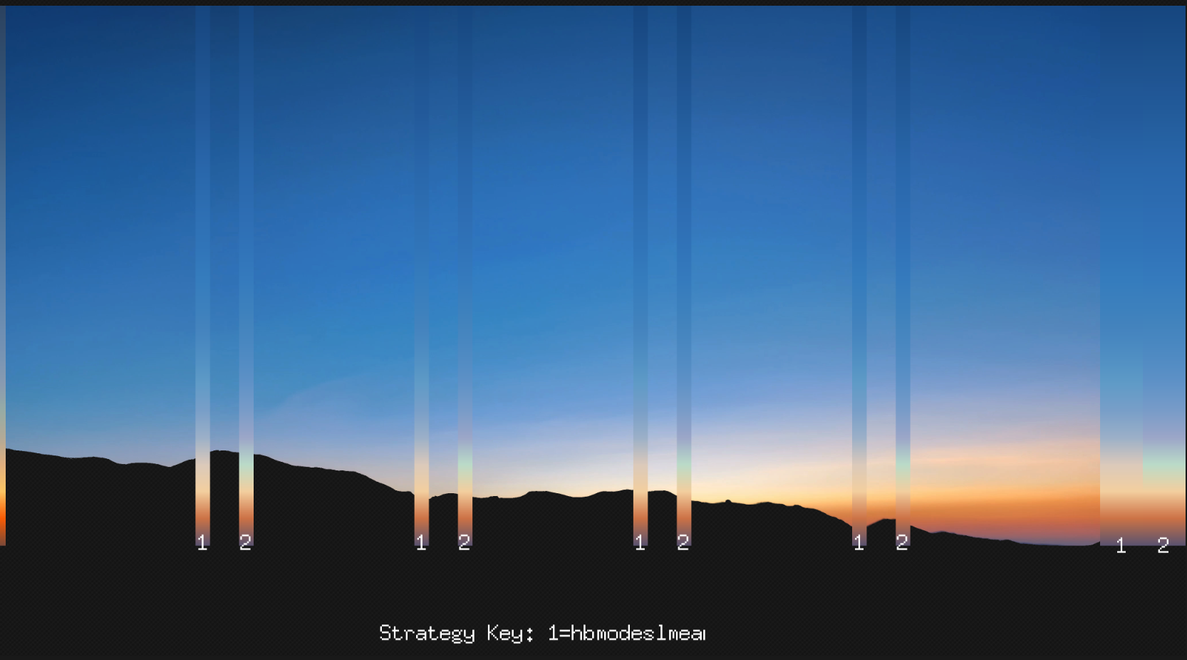 A frame demonstrating the better color correction of the winning algorithm