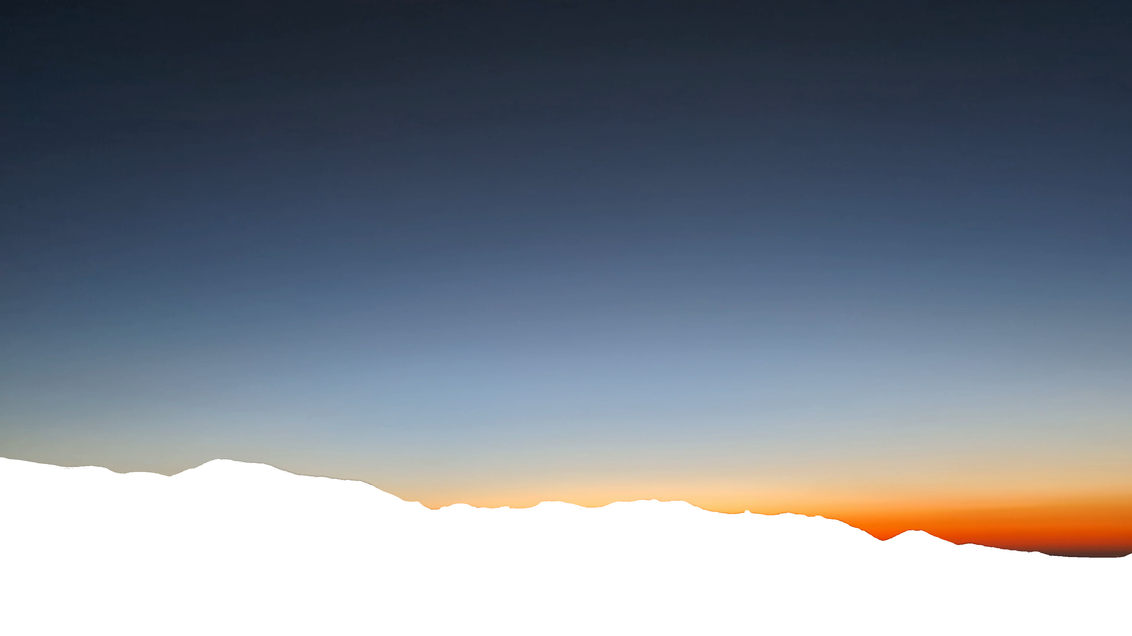 An example of how I constructed a mask pixel by pixel to capture only the sunrise.