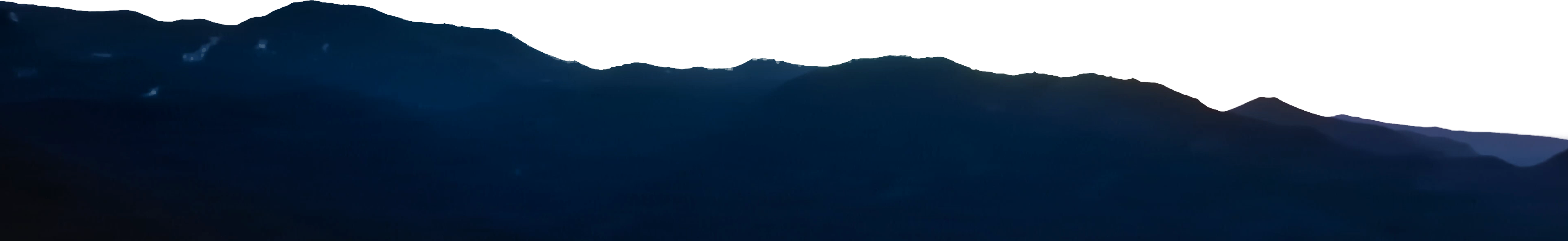 Mountain silhouette